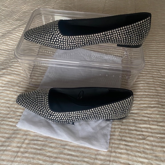 Zara Sparkly Ballet Flats Women’s Size 9, EU 40 - Picture 7 of 9